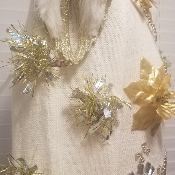 Touched by an Angel Ugly/Tacky Christmas Sweater - Picture 4 of 6